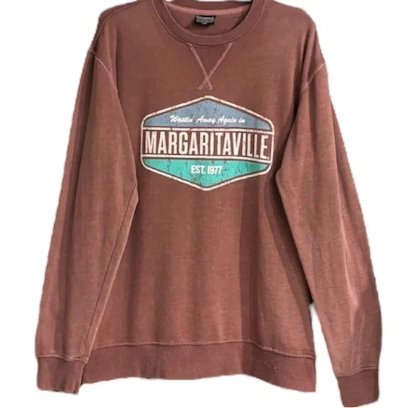 Vintage Sweatshirt Jimmy Buffet Wastin Away In Margaritaville Size Large - Picture 2 of 9